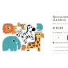 Djeco: puzzel. In the Jungle. 3-4-5-6 stukjes