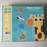 Djeco: puzzel. In the Jungle. 3-4-5-6 stukjes