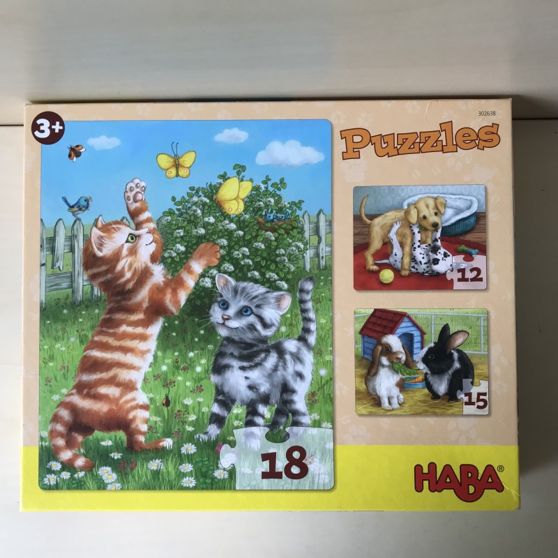 Haba : Puzzel 12,15,18 stukjes