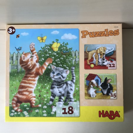 Haba : Puzzel 12,15,18 stukjes