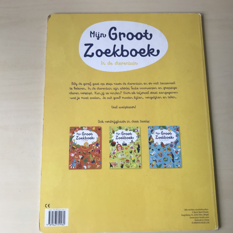 Mijn Groot Dieren Kijk- En Zoekboek – Großes Tier-Suchbuch Für Kinder, Bunt Illustriert
