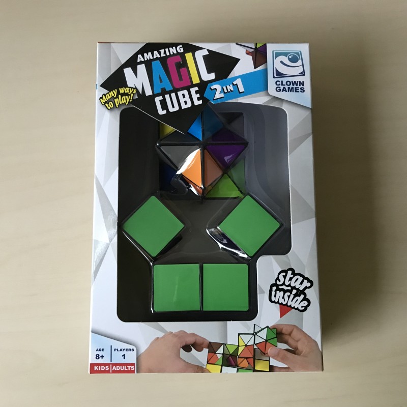 Amazing Magic cube. 2 in 1. Nieuw