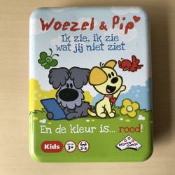 Woezel en Pip. Ik zie, ik zie wat jij niet ziet. In blik.