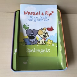 Woezel en Pip. Ik zie, ik zie wat jij niet ziet. In blik.