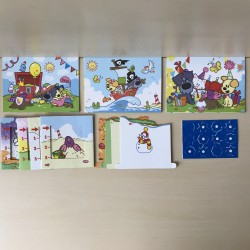 Woezel en Pip. Ik zie, ik zie wat jij niet ziet. In blik.