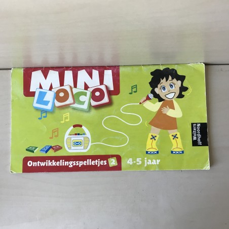 Mini Loco boekje : Ontwikkelingsspelletjes 2 . Leeftijd 4-5 jaar.