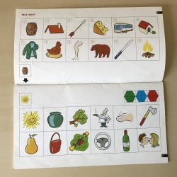 Mini Loco boekje : Mijn eerste letters. Taalspelletjes 1. Leeftijd 4-5 jaar