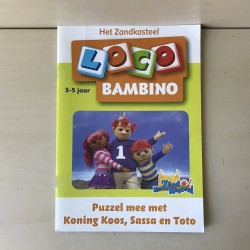 Bambino Loco : Puzzel mee met Koning Koos, Sassa en Toto. leeftijd 3 - 5 jaar