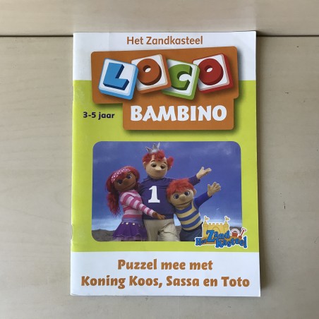 Bambino Loco : Puzzel mee met Koning Koos, Sassa en Toto. leeftijd 3 - 5 jaar