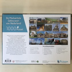 Markantste gebouwen van Nederland.1000 stukjes