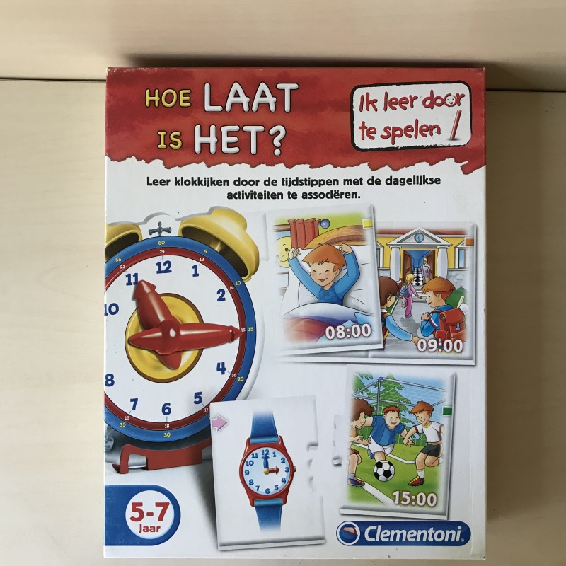 Ik leer door te spelen : Hoe laat is het?