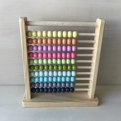 Stevig houten telraam