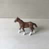 Schleich : Veulen.  8 cm. hoog en 10 cm. lang.