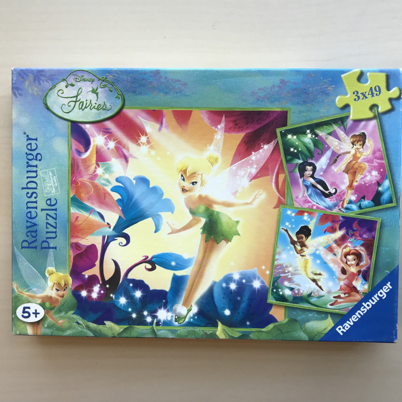 Tinkelbel Disney 3 x 49 stukjes