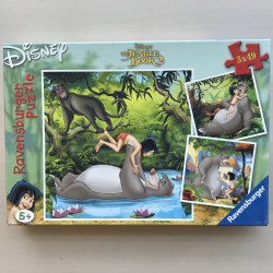 Junglebook Disney 3 x 49 stukjes