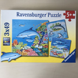 Dolfijnen 3 x 49 stukjes