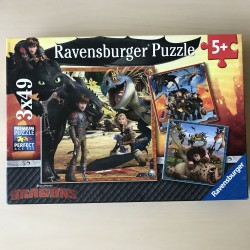 Dragons 3 x 49 stukjes