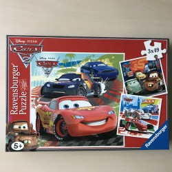 Cars : 3 x 49 stukjes