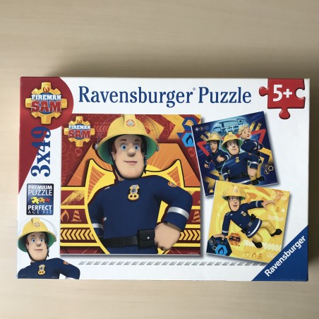 Brandweerman Sam : 3 x 49 stukjes