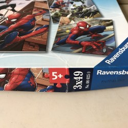 Spiderman : 3 x 49 stukjes