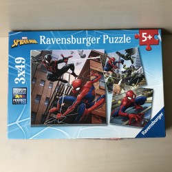 Spiderman : 3 x 49 stukjes