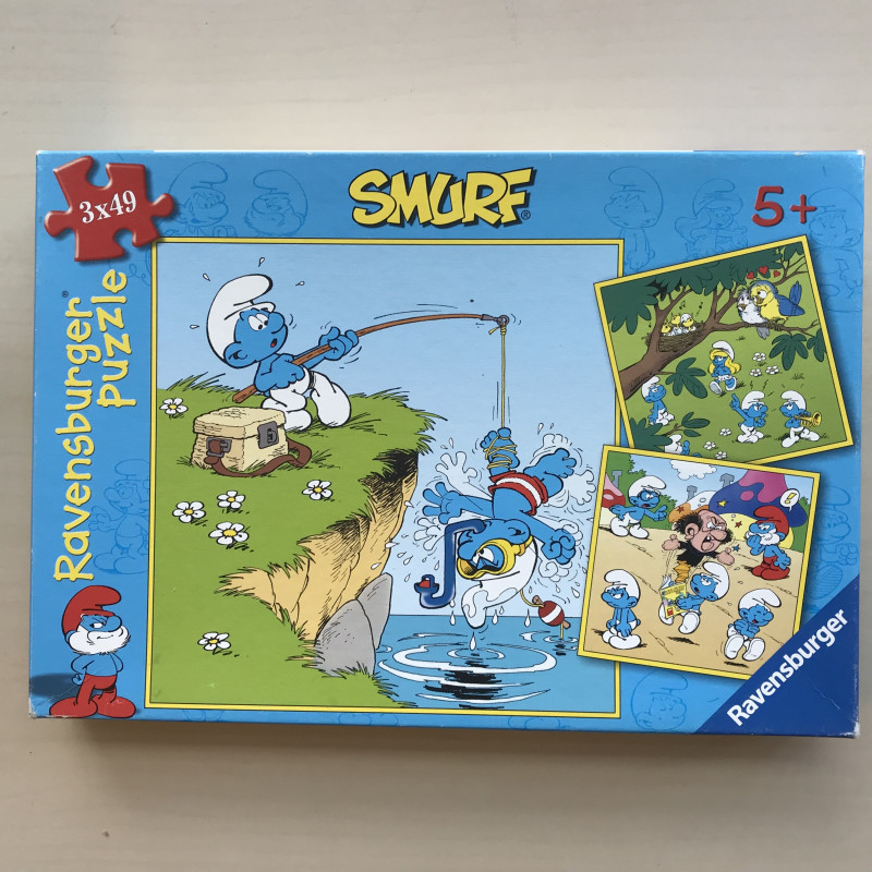 Smurfen 3 x 49 stukjes