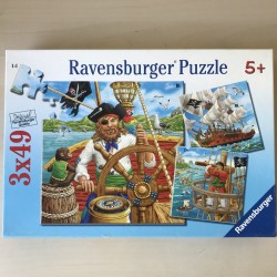 Piratenavontuur 3 x 49 stukjes
