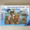 Piratenavontuur 3 x 49 stukjes