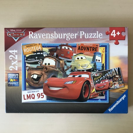 Cars : Puzzel  2 x 24 stukjes