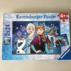 Frozen :Puzzel  2 x 24 stukjes