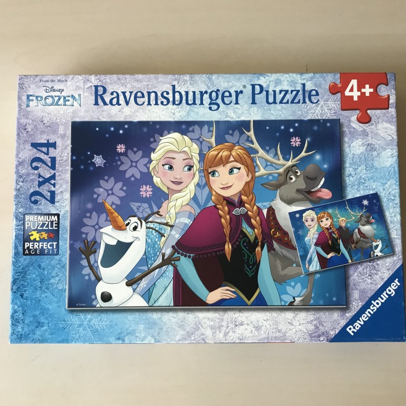 Frozen :Puzzel  2 x 24 stukjes