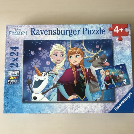 Frozen :Puzzel  2 x 24 stukjes