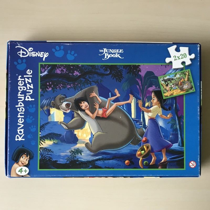 Jungle book :  2 x 20 stukjes