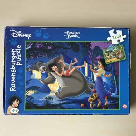 Jungle book :  2 x 20 stukjes