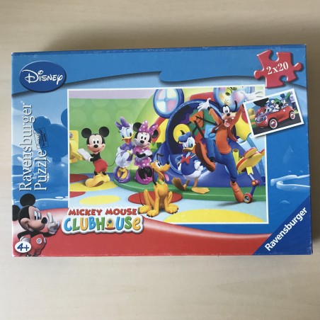 Disney : Mickey Mouse clubhouse. 2 x 20 stukjes