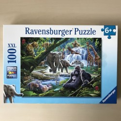 Jungle dieren: 100 XXL stukjes