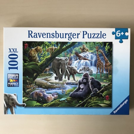Jungle dieren: 100 XXL stukjes