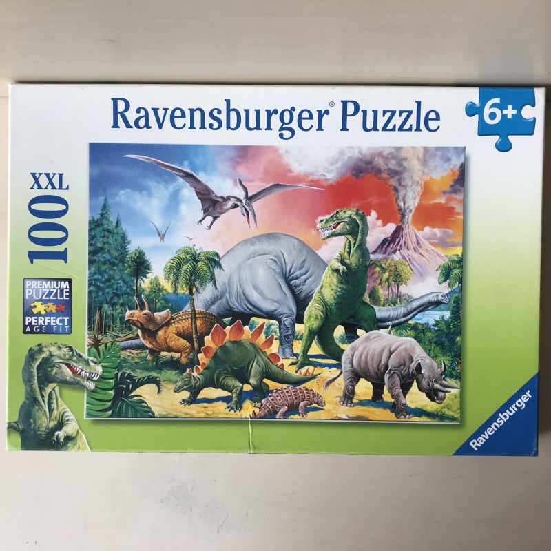100 XXL stukjes Tussen de dinosauriërs