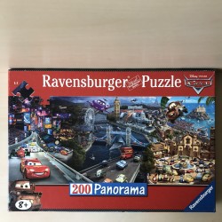 Cars : Panoramapuzzel 200 stukjes.