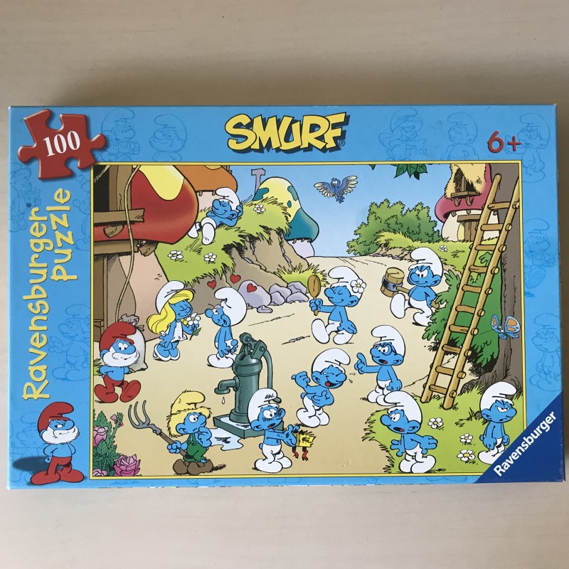 Smurfen. 100 stukjes