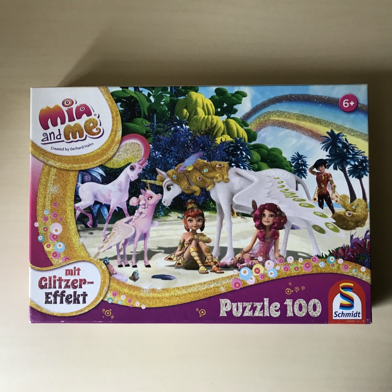 Mia and me : Glitterpuzzel 100 stukjes