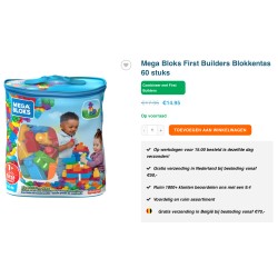 Megabloks / Mega Bloks: first builders bouwblokken