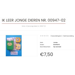 Ik leer jonge dieren.