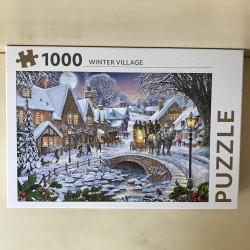 Winter tafereel. 1000 stukjes.
