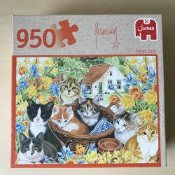 Francien : Boerderij katten. Nieuw. 950 stukjes