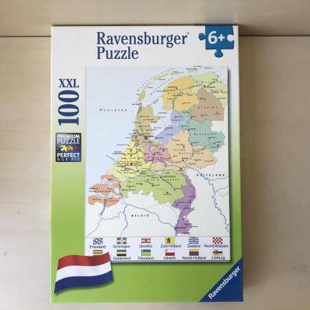 Landkaart van Nederland : 100 XXL stukjes