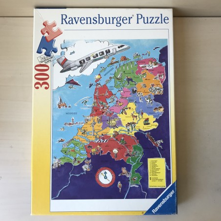 Landkaart Nederland 300 stukjes