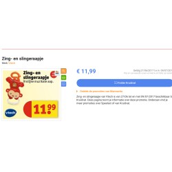 VTech : Zing en slingeraapje.