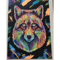 Trefl. Glow up. 1000 stukjes. Wolf, silhouetpuzzel