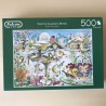 Falcon : winter garden birds. 500 stukjes